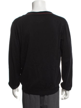 Gucci Web Accent Wool Pullover