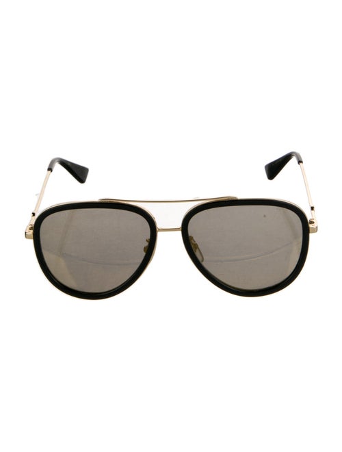 Gucci Interlocking G Logo Aviator Sunglasses