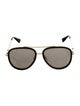 Gucci Interlocking G Logo Aviator Sunglasses