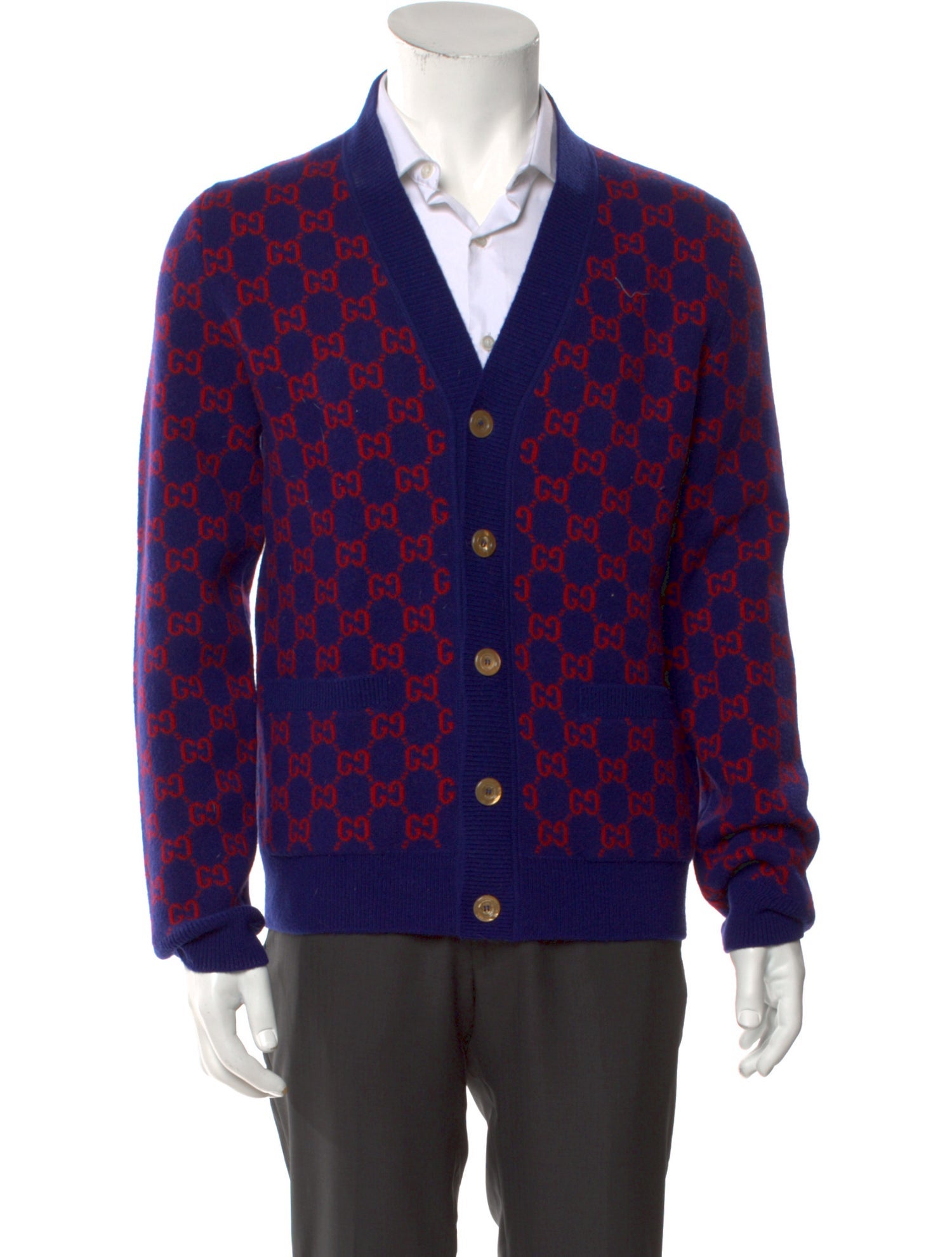 Gucci 2020 GG Logo Cardigan