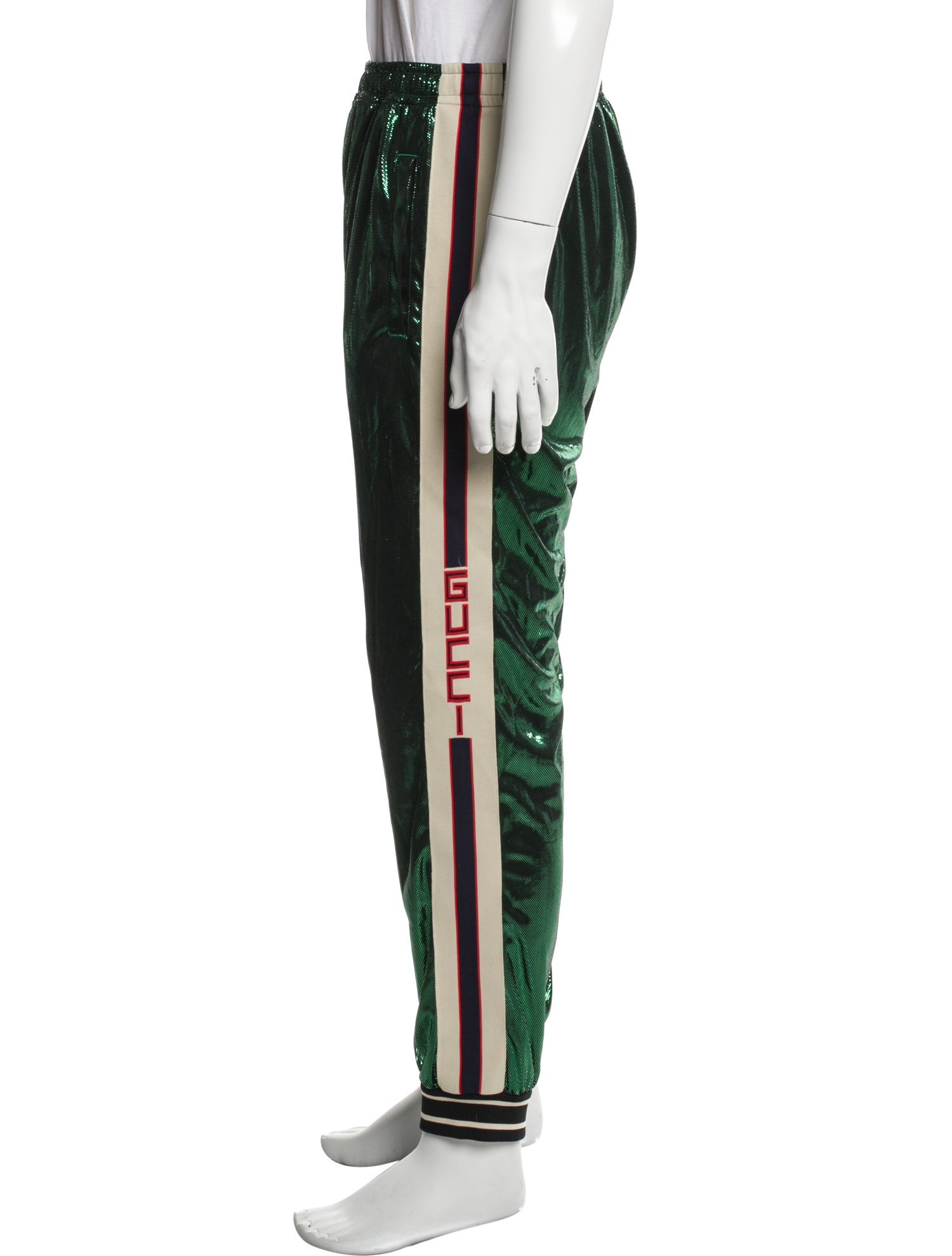 Gucci 2019 Sylvie Web Accent Lounge Bottoms