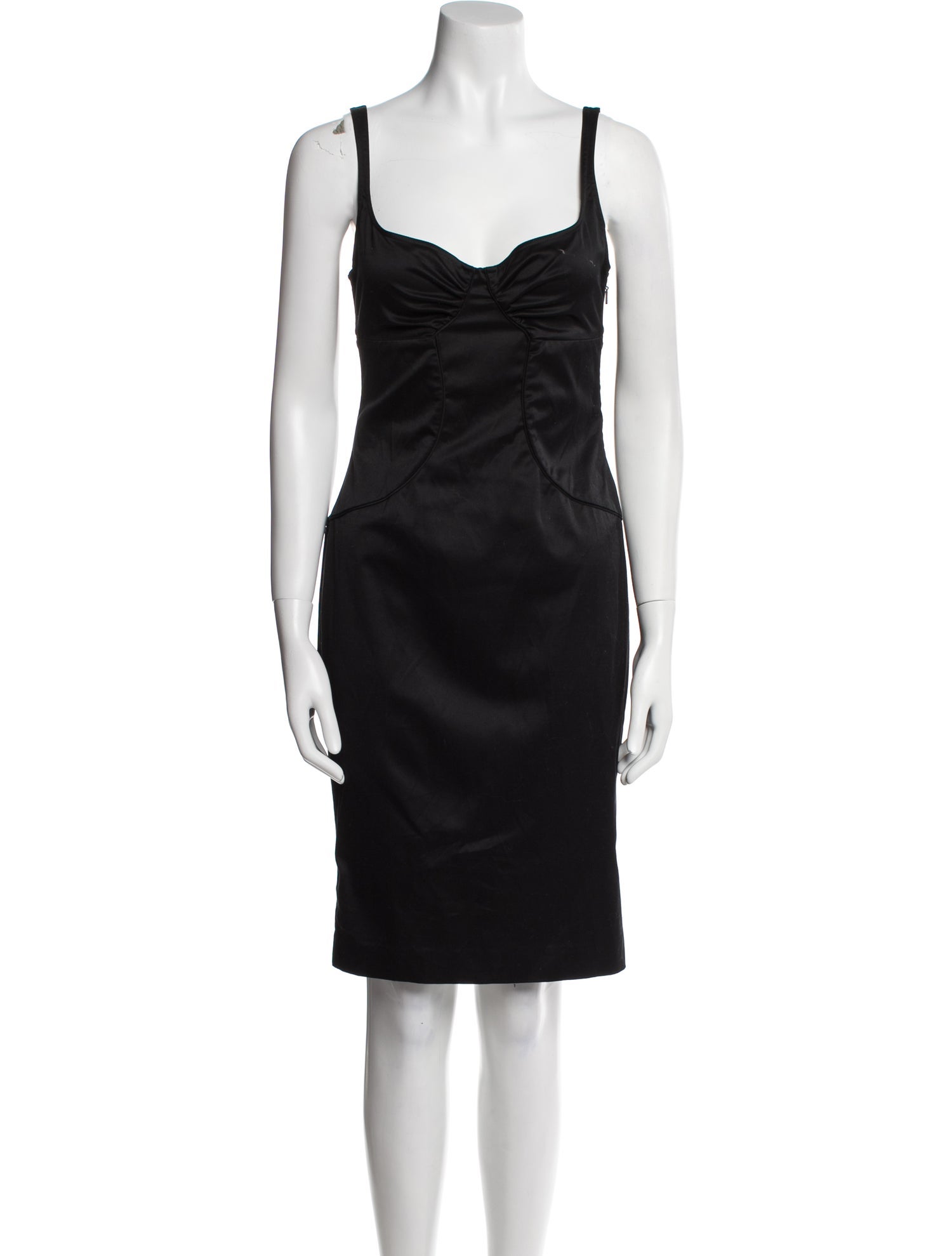 Gucci Square Neckline Knee-Length Dress