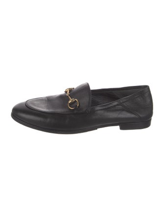 Gucci Horsebit Accent Leather Loafers