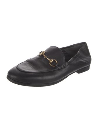 Gucci Horsebit Accent Leather Loafers