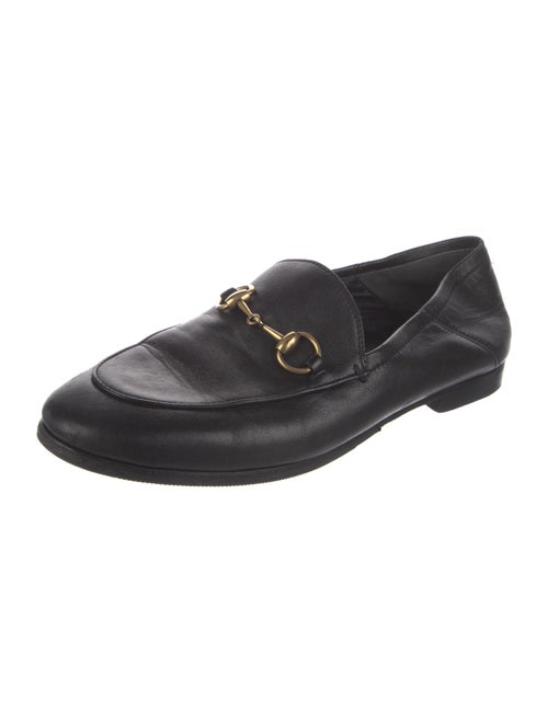 Gucci Horsebit Accent Leather Loafers