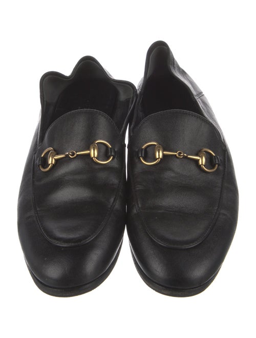 Gucci Horsebit Accent Leather Loafers