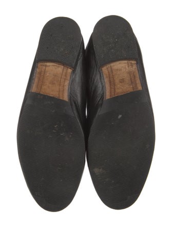 Gucci Horsebit Accent Leather Loafers
