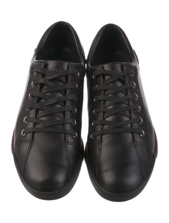 Gucci Interlocking G Logo Leather Sneakers