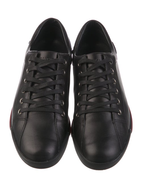 Gucci Interlocking G Logo Leather Sneakers