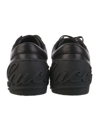 Gucci Interlocking G Logo Leather Sneakers