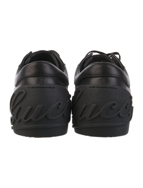 Gucci Interlocking G Logo Leather Sneakers