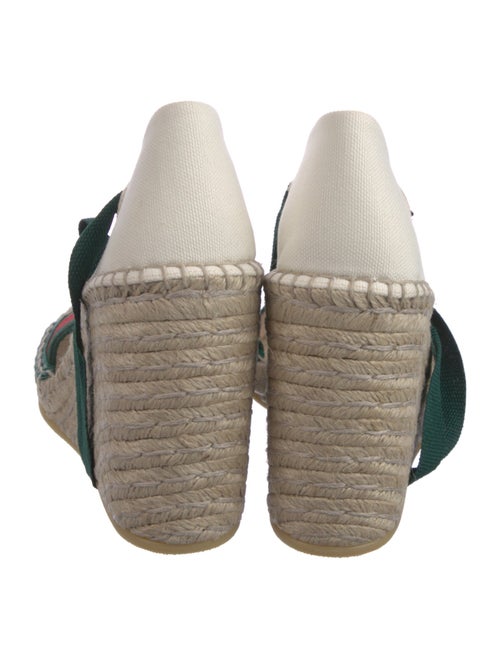Gucci Web Accent Canvas Espadrilles