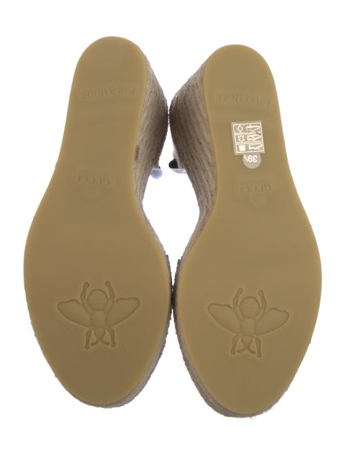 Gucci Web Accent Canvas Espadrilles