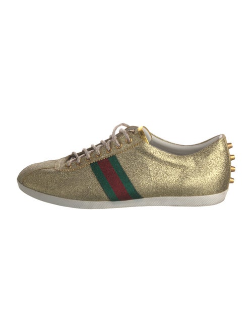 Gucci Web Accent Glitter Sneakers