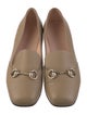Gucci Horsebit Accent Leather Loafers