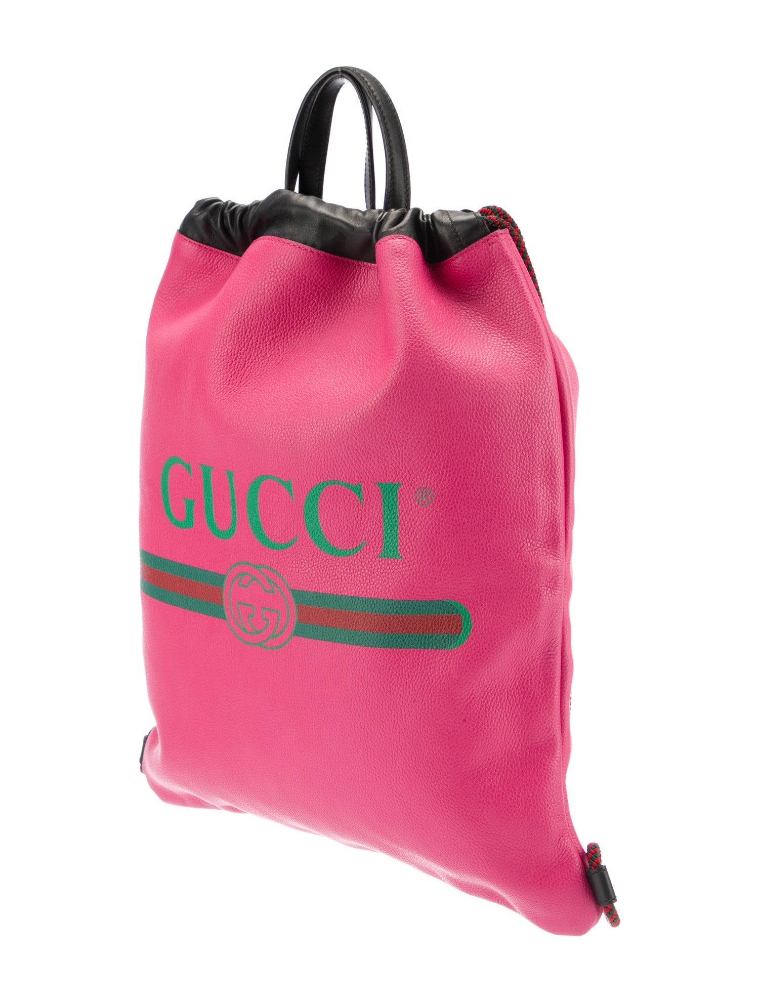 Gucci Web Logo Drawstring Large