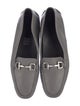 Gucci Web Accent Leather Loafers