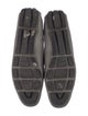 Gucci Web Accent Leather Loafers