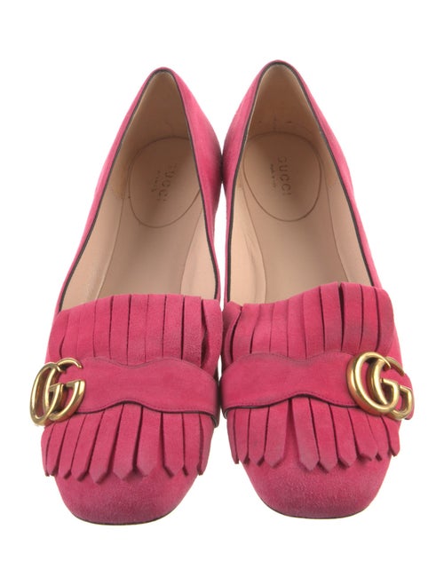 Gucci Running GG Logo Suede Loafers