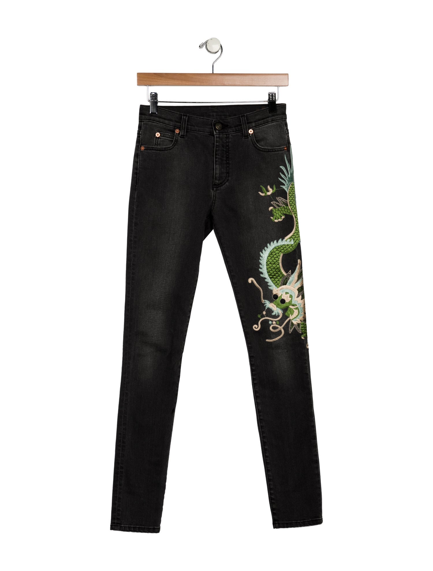 Gucci Mid-Rise Skinny Leg Jeans