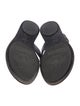 Gucci Double G Logo Leather Flip Flops