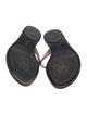 Gucci Double G Logo Leather Slides