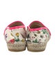 Gucci Flora Print Canvas Espadrilles