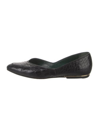 Gucci Microguccissima Pattern Leather Flats