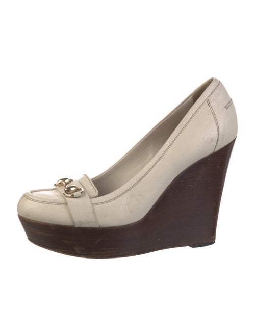 Gucci Horsebit Accent Leather Pumps