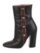 Gucci Interlocking G Logo Leather Boots