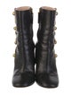 Gucci Interlocking G Logo Leather Boots