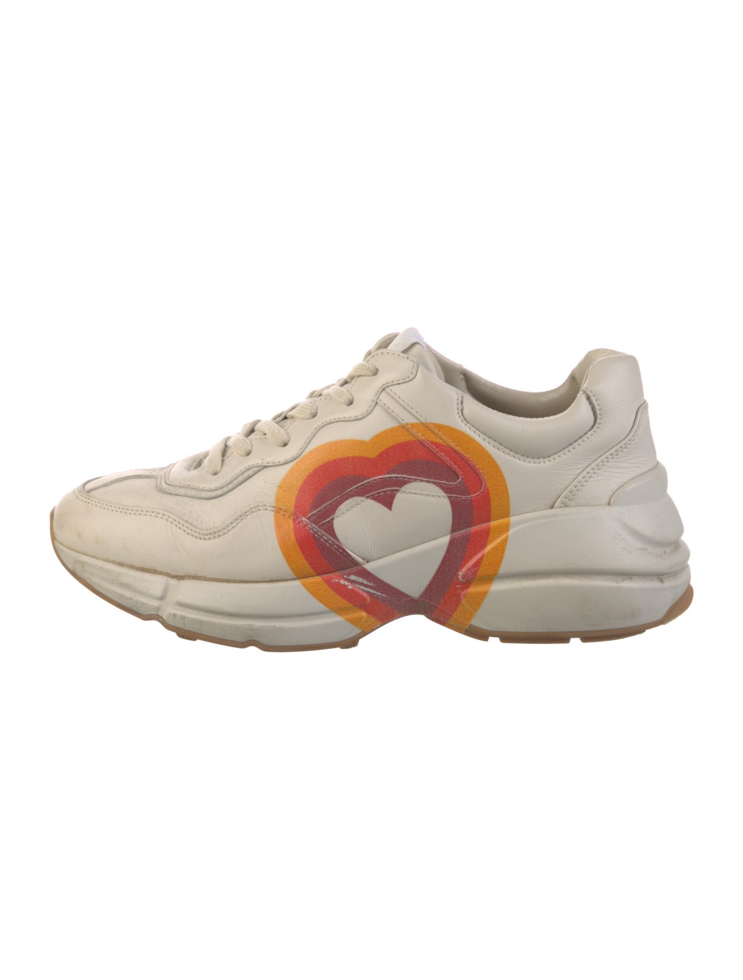 Gucci Interlocking G Logo Leather Chunky Sneakers