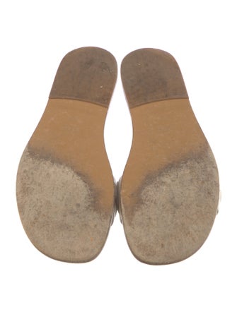 Gucci Horsebit Accent Leather Slides