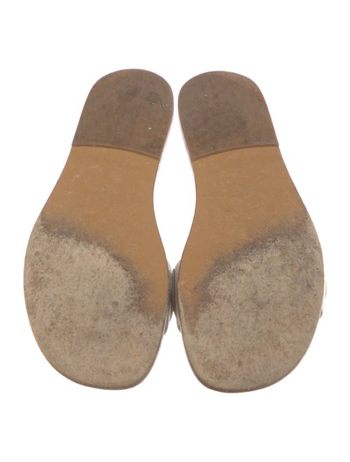 Gucci Horsebit Accent Leather Slides