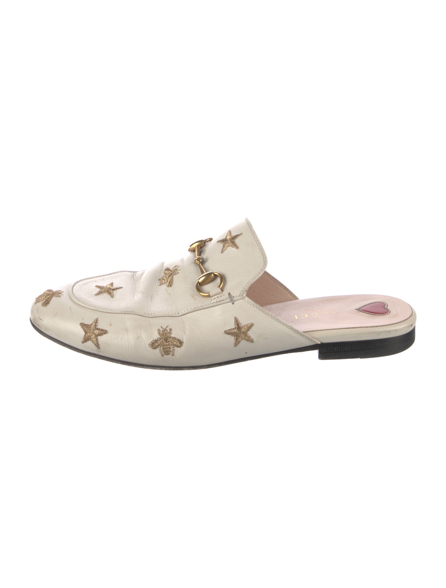 Gucci Horsebit Accent Leather Mules