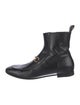 Gucci Horsebit Accent Leather Chelsea Boots