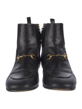 Gucci Horsebit Accent Leather Chelsea Boots