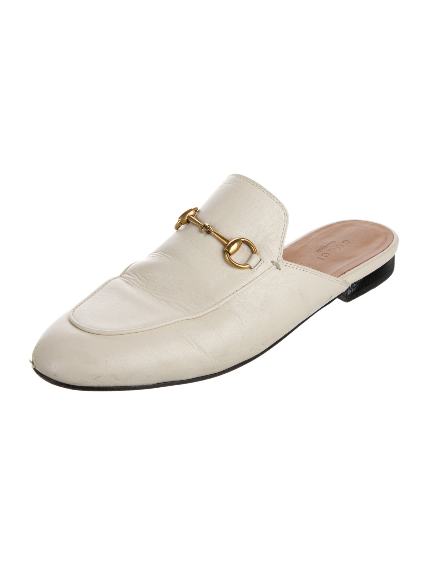 Gucci 1955 Horsebit Accent Leather Mules