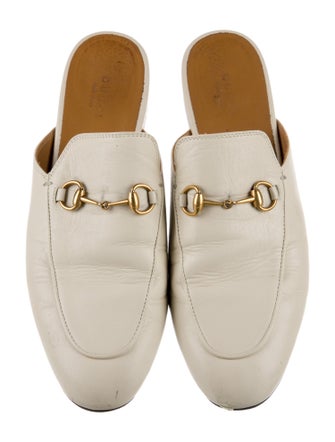 Gucci 1955 Horsebit Accent Leather Mules