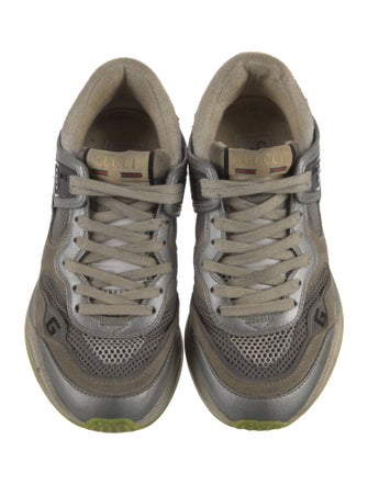 Gucci Interlocking G Logo Leather Sneakers