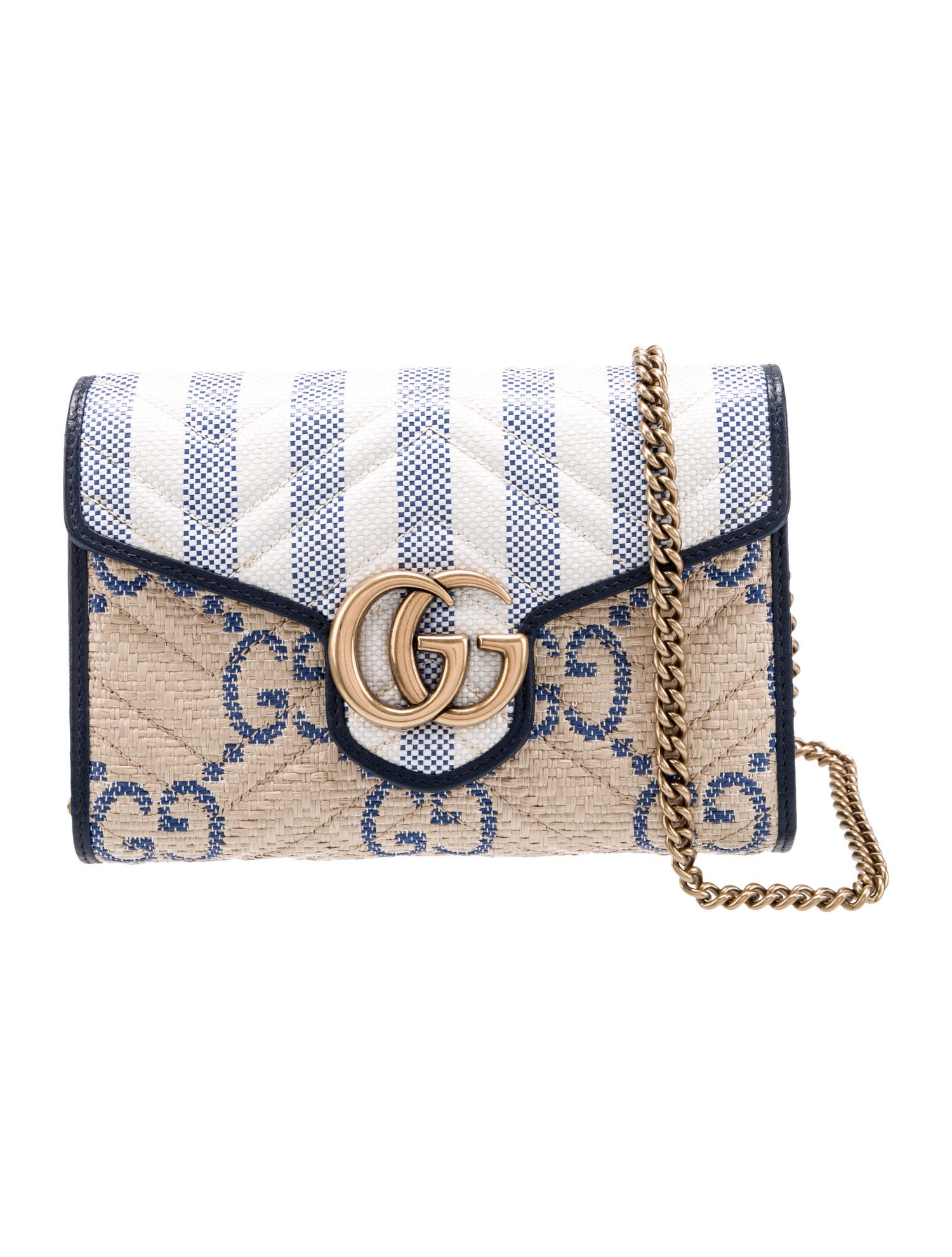 Gucci Double G Marmont Wallet On Chain