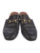 Gucci Horsebit Accent Leather Mules