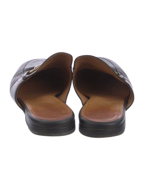 Gucci Horsebit Accent Leather Mules