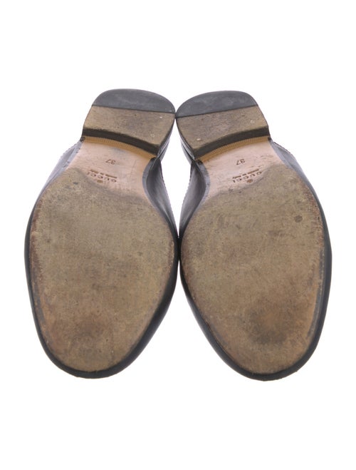 Gucci Horsebit Accent Leather Mules