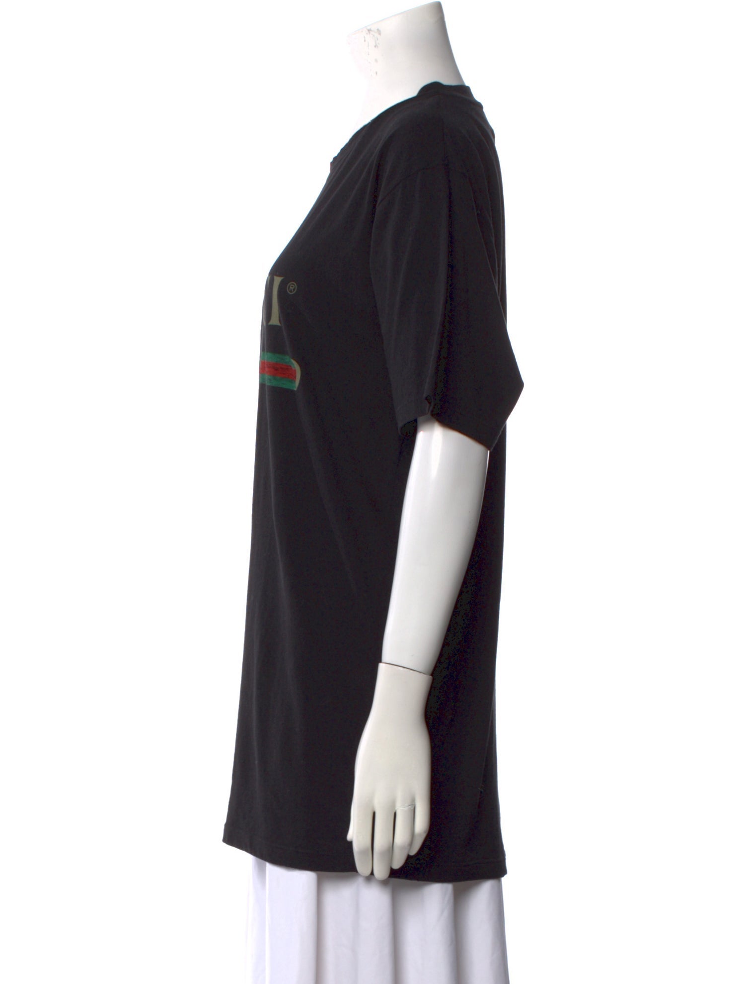 Gucci Graphic Print Crew Neck T-Shirt