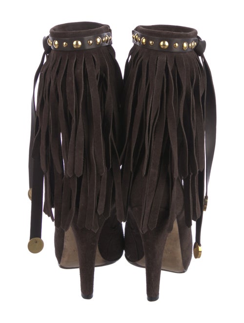 Gucci Hysteria Accent Suede Boots