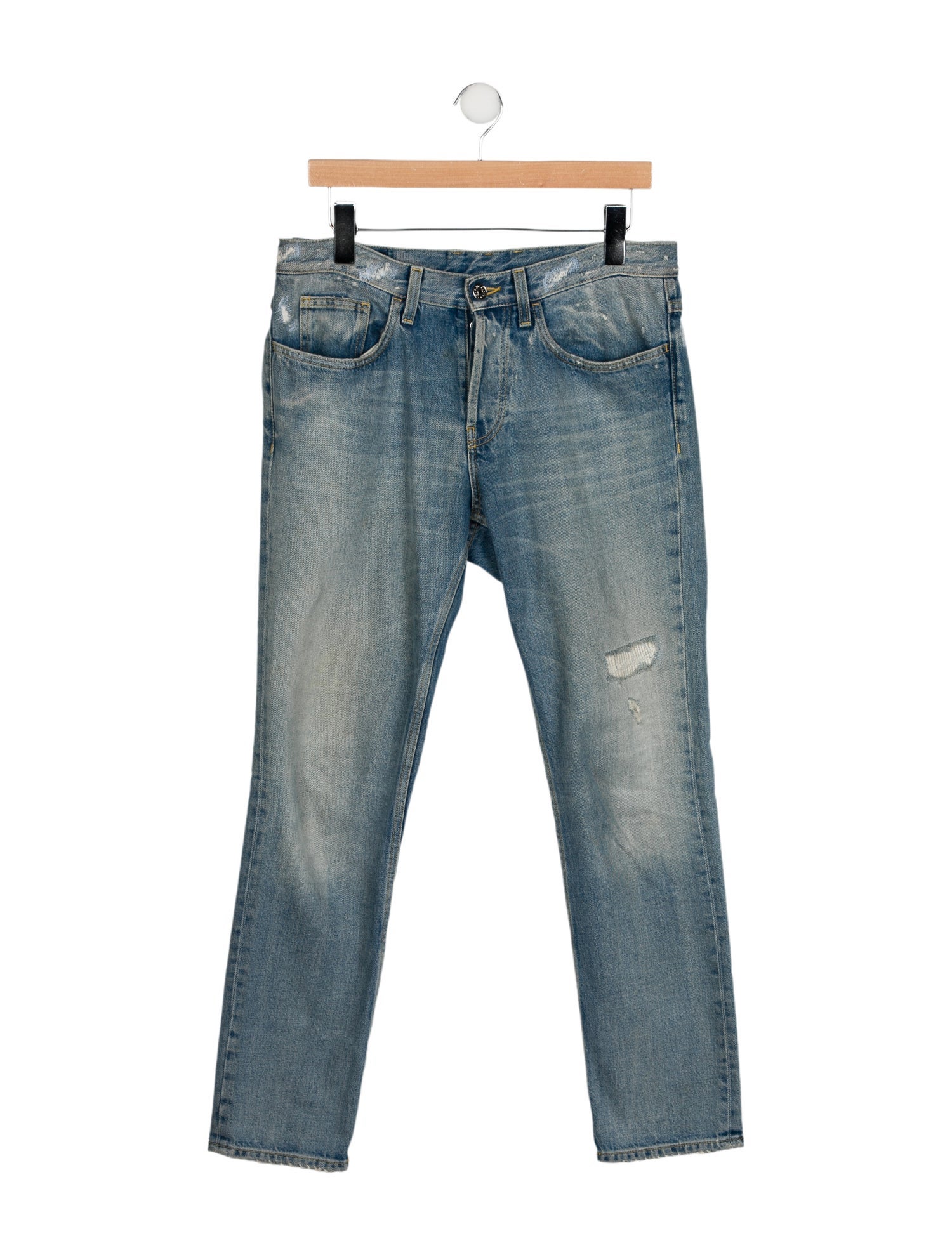 Gucci Web Accent Skinny Jeans