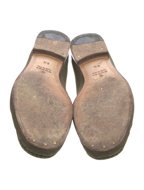 Gucci Horsebit Accent Suede Loafers