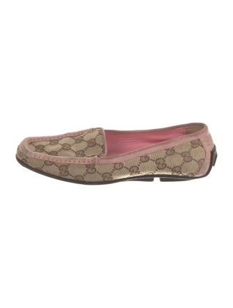 Gucci GG Canvas Canvas Loafers