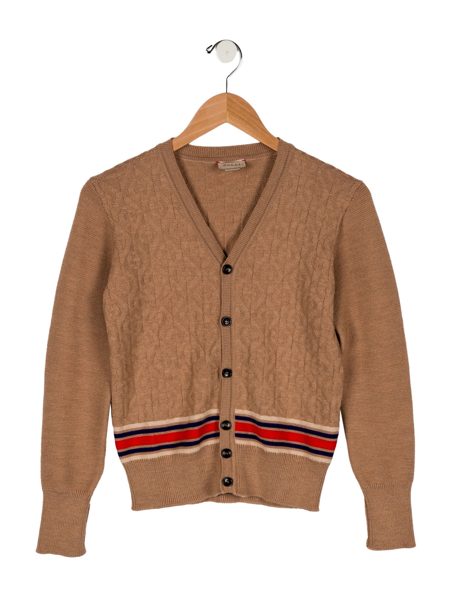 Gucci Wool Button Up Cardigan